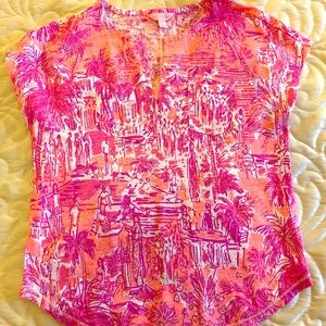 Lilly Pulitzer linen summer top